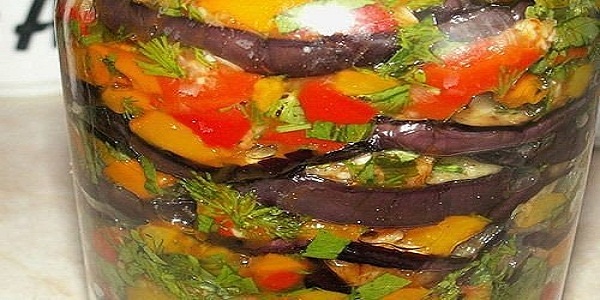 Baklažanų salotos žiemai