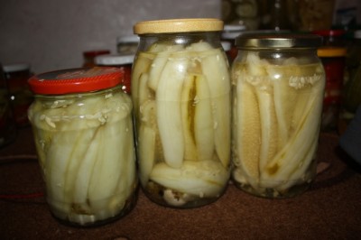 Agurkų salotos žiemai