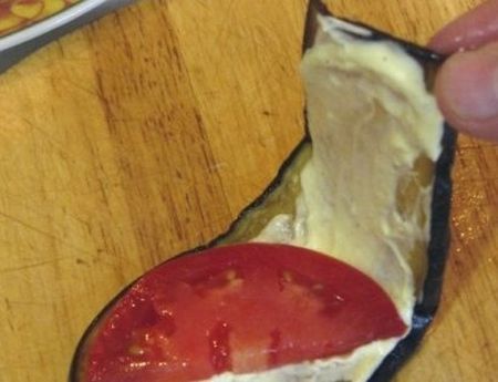Teschino liežuvis iš baklažanų