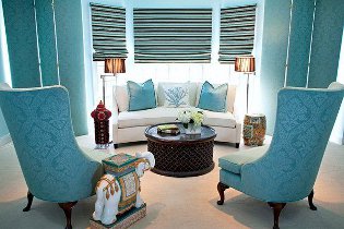 Turquoise interjere