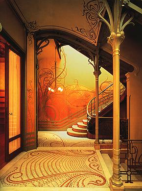 Art Nouveau interjere