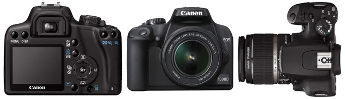 "Canon EOS 1000D" skaitmeninė kamera