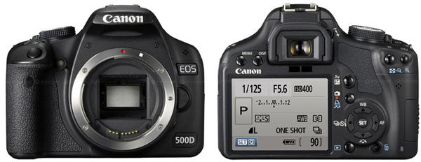 "Canon EOS 500D" skaitmeninė kamera