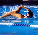 Labiausiai naudinga sportas yra plaukimas